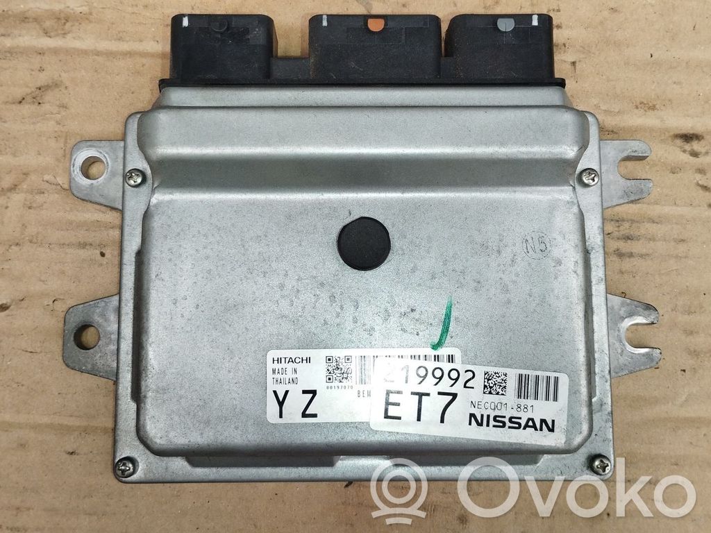 Engine control unit/module   219992ET7,NEC001881,237033HM1A