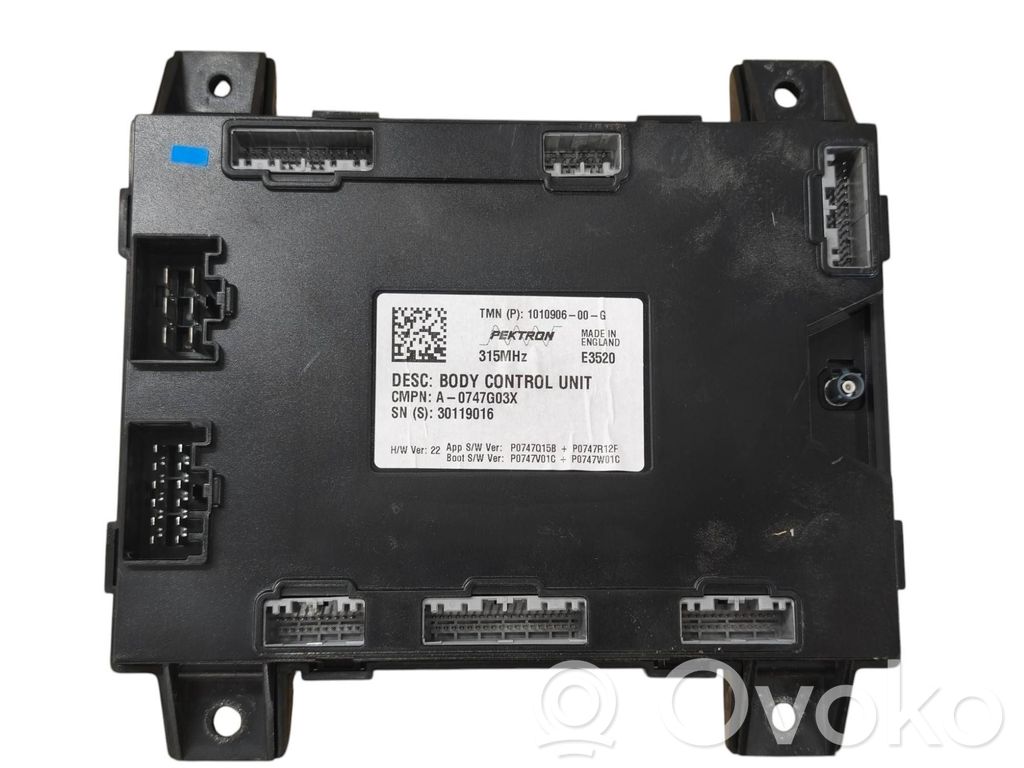 Tesla Model S Other control units/modules 