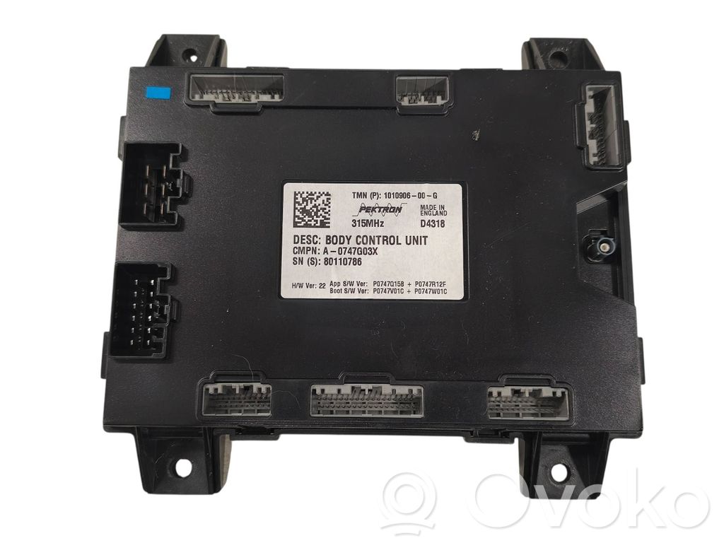 Tesla Model S Other control units/modules 