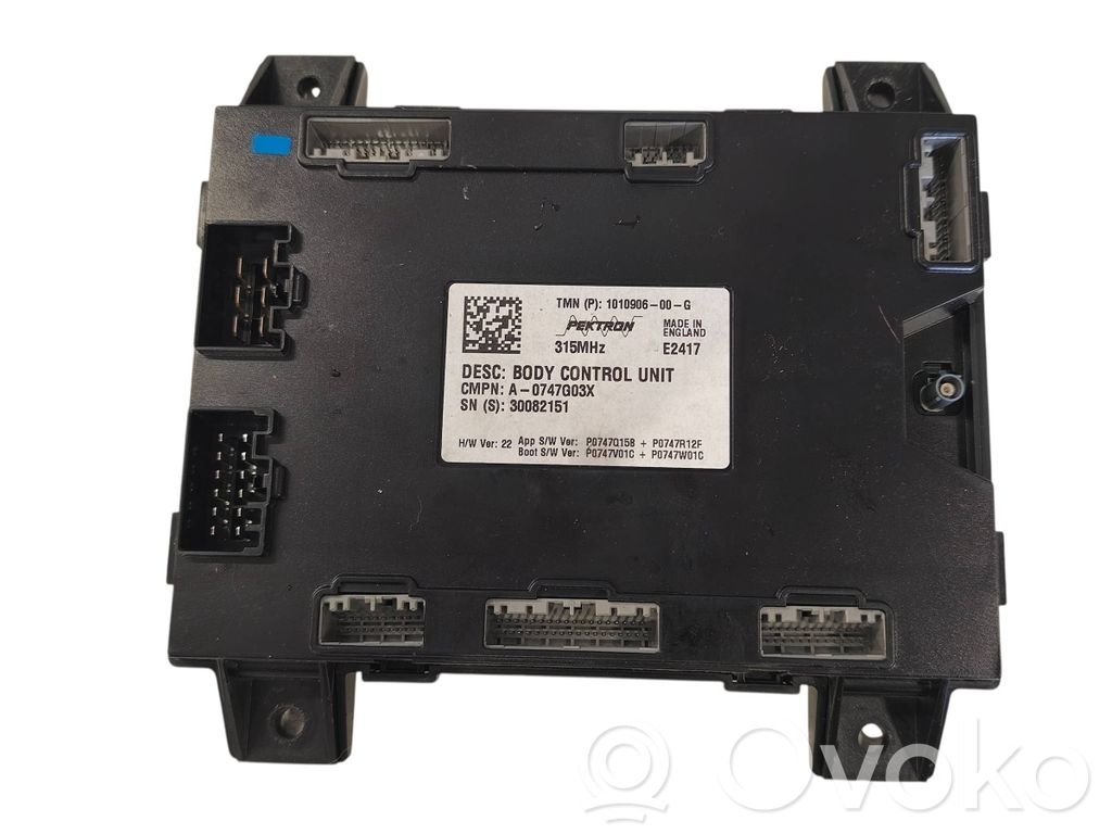 Tesla Model S Other control units/modules 