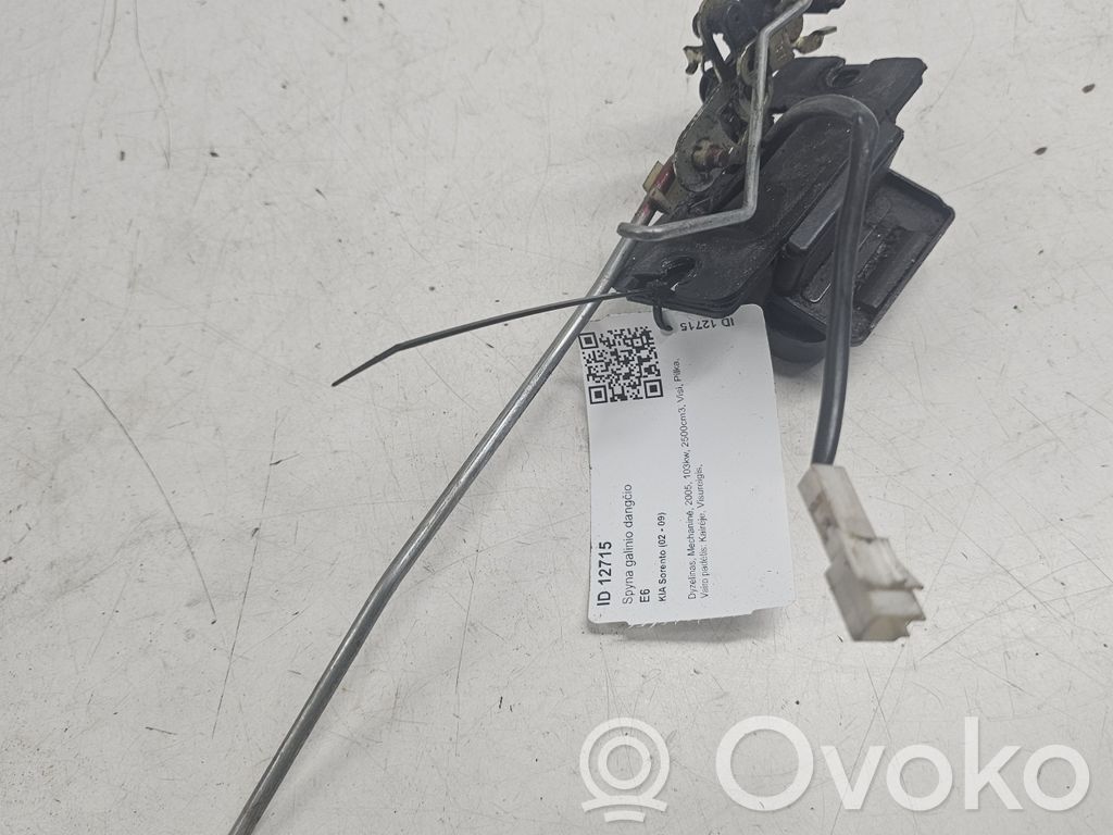 KIA Sorento Tailgate/trunk/boot lock/catch/latch 