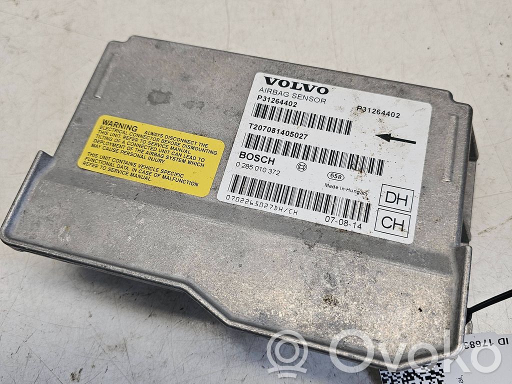 Volvo V70 Airbag control unit/module 
