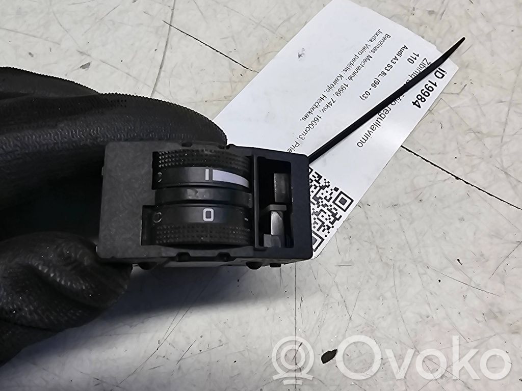 Audi A3 S3 8L Headlight level height control switch 