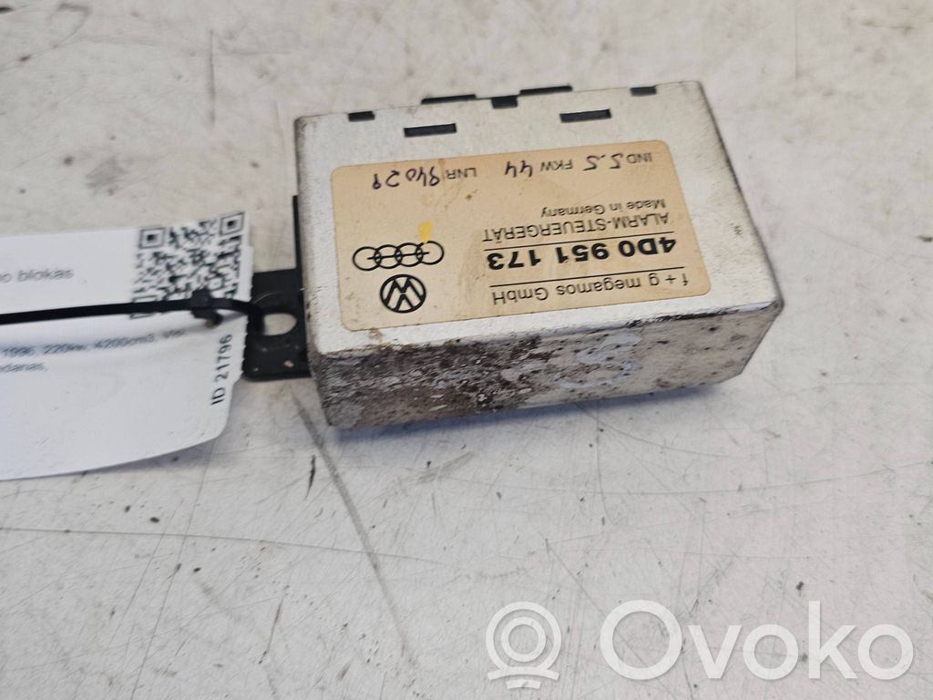 Audi A8 S8 D2 4D Alarm control unit/module 