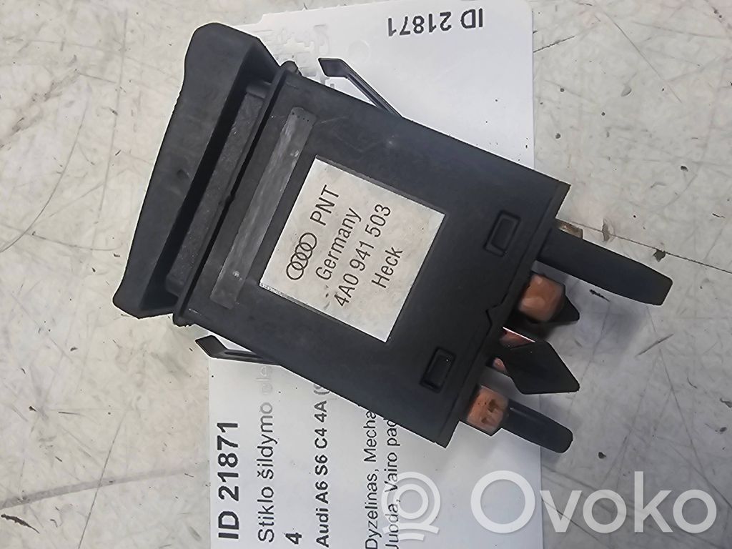 Audi A6 S6 C4 4A Windscreen/window heater switch 