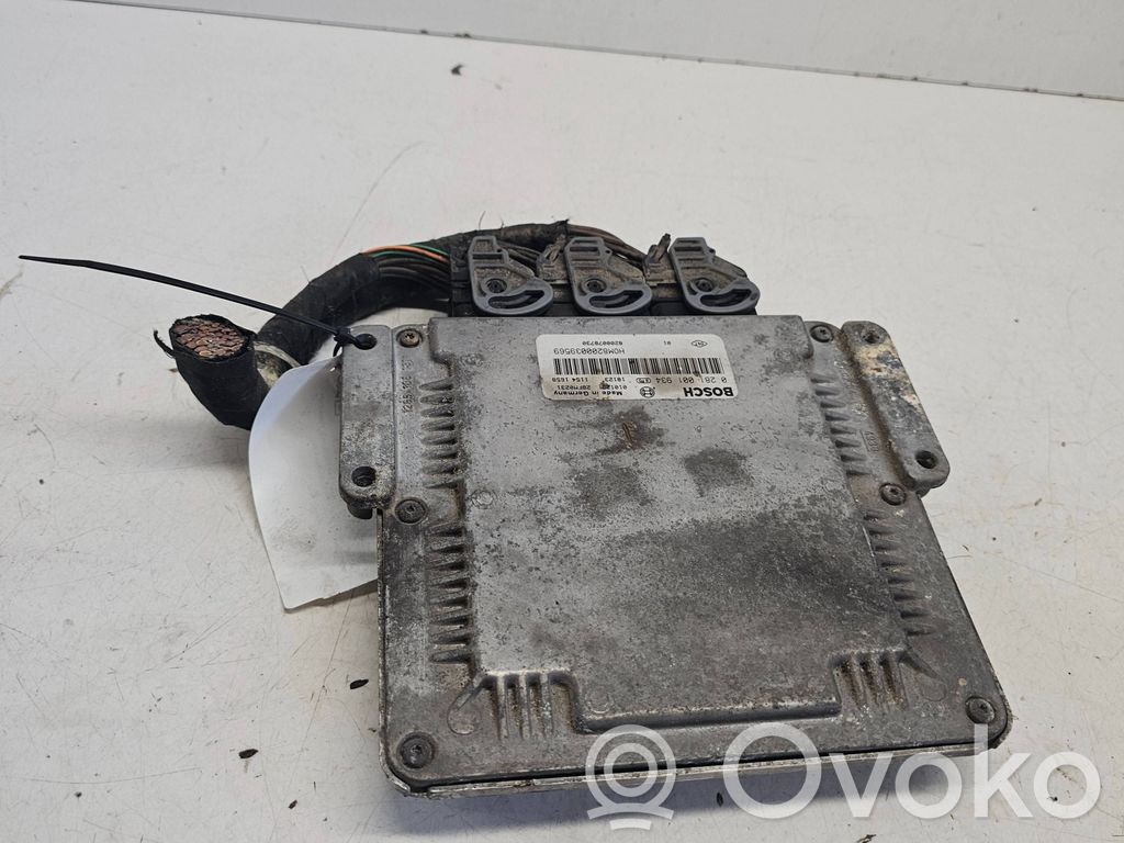 Renault Scenic I Блок управления двигателя 
