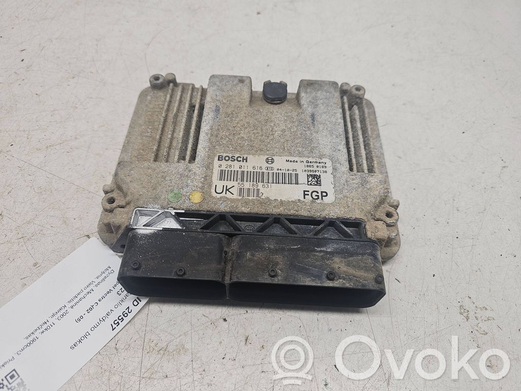 Opel Vectra C Engine control unit/module 