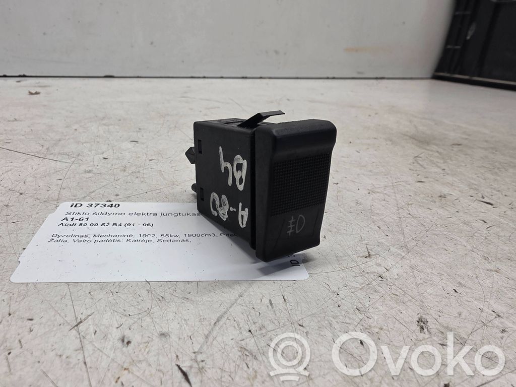 Audi 80 90 S2 B4 Windscreen/window heater switch 