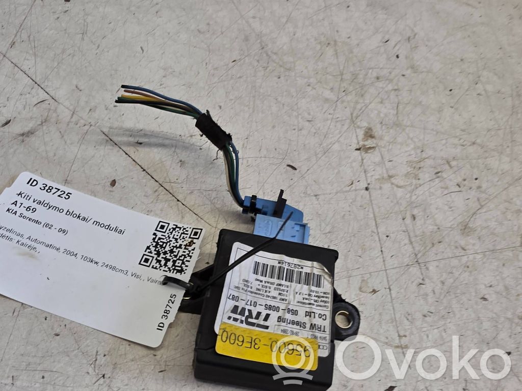 Autres unités de commande / modules   956003E600