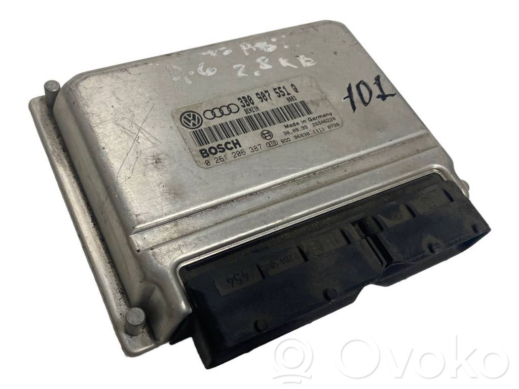 Engine control unit/module   3B0907551Q,0261206387,26SA6220