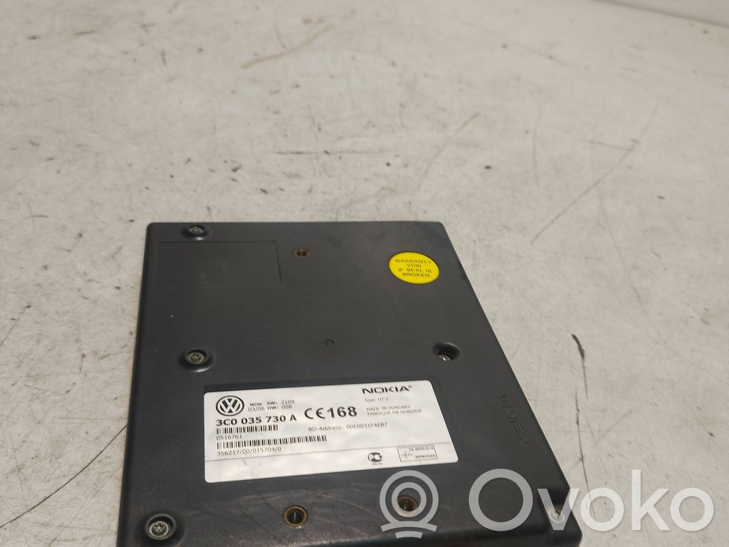 Volkswagen PASSAT B6 Bluetooth control unit module 