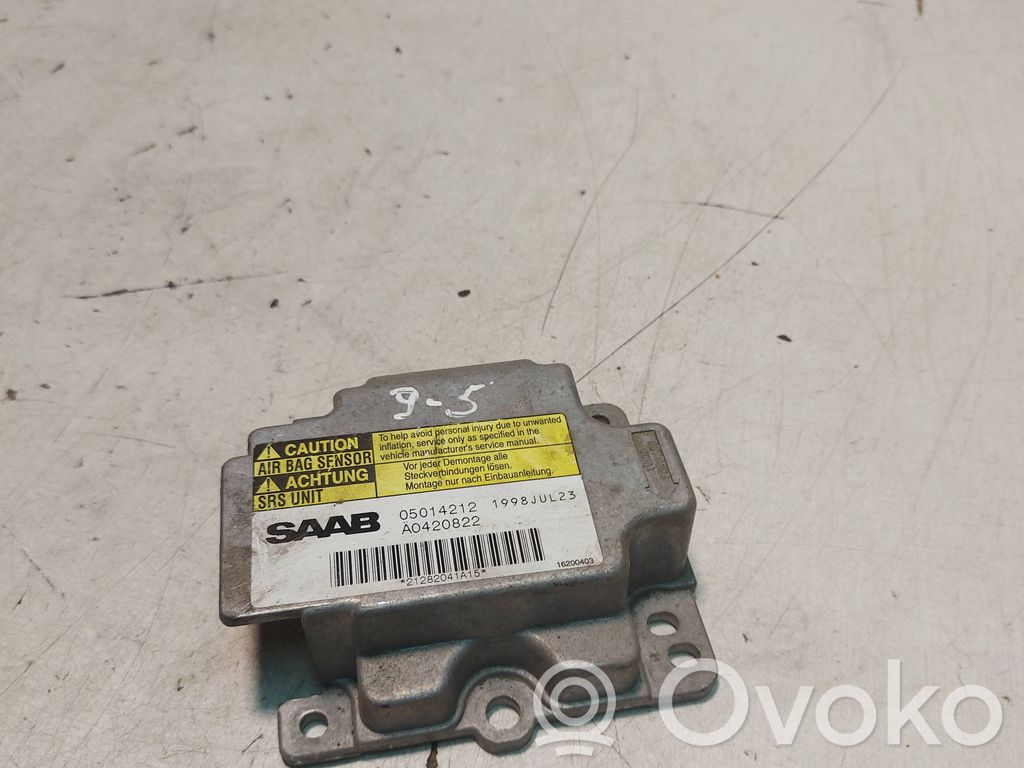 Saab 9-5 Airbag control unit/module 