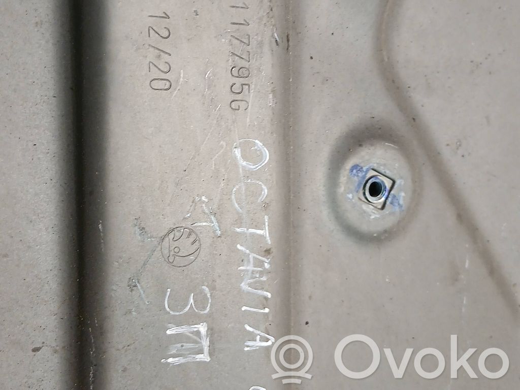 Skoda Octavia Mk2 (1Z) Ręczny podnośnik szyby drzwi tylnych 