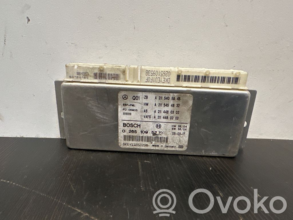 Mercedes-Benz E W211 ESP (stability system) control unit 