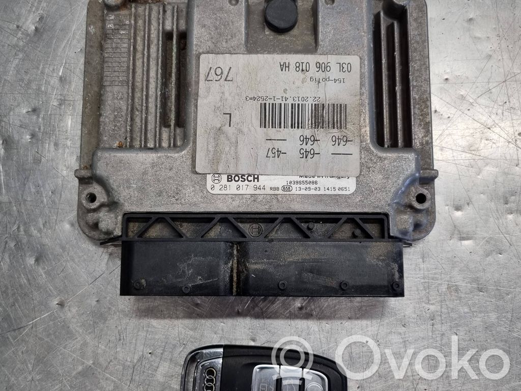 Engine control unit/module   03L906018HA,0281017944