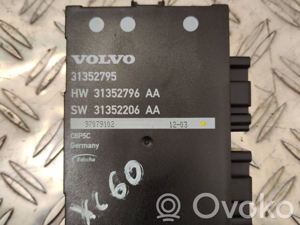 Volvo XC60 Tailgate/trunk control unit/module 