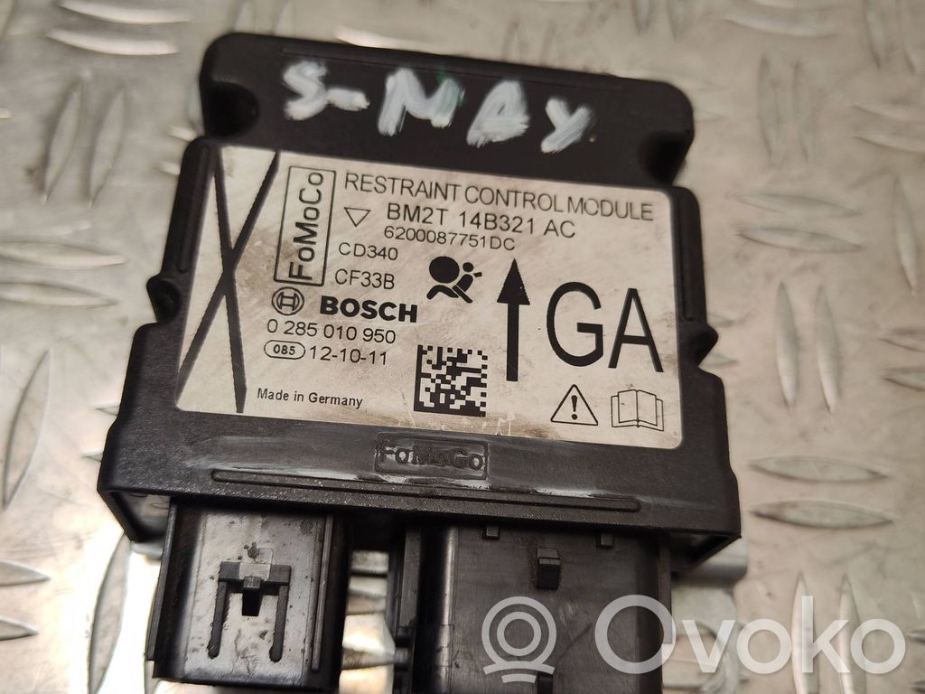 Sterownik / Moduł Airbag   BM2T14B321AC,5010950,6200087751DC