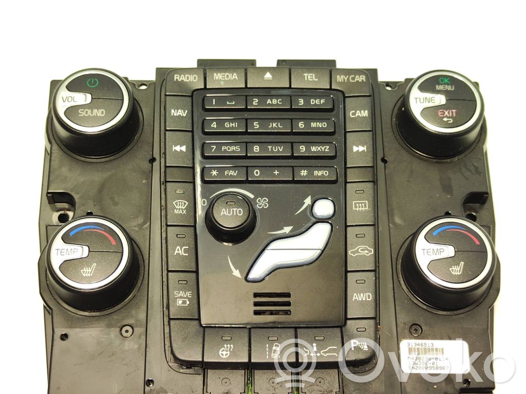Climate control unit   31346513,M4382300114,SN2000958987