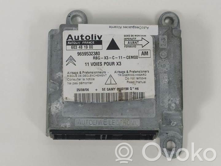Airbag control unit/module   603481900,9659532380
