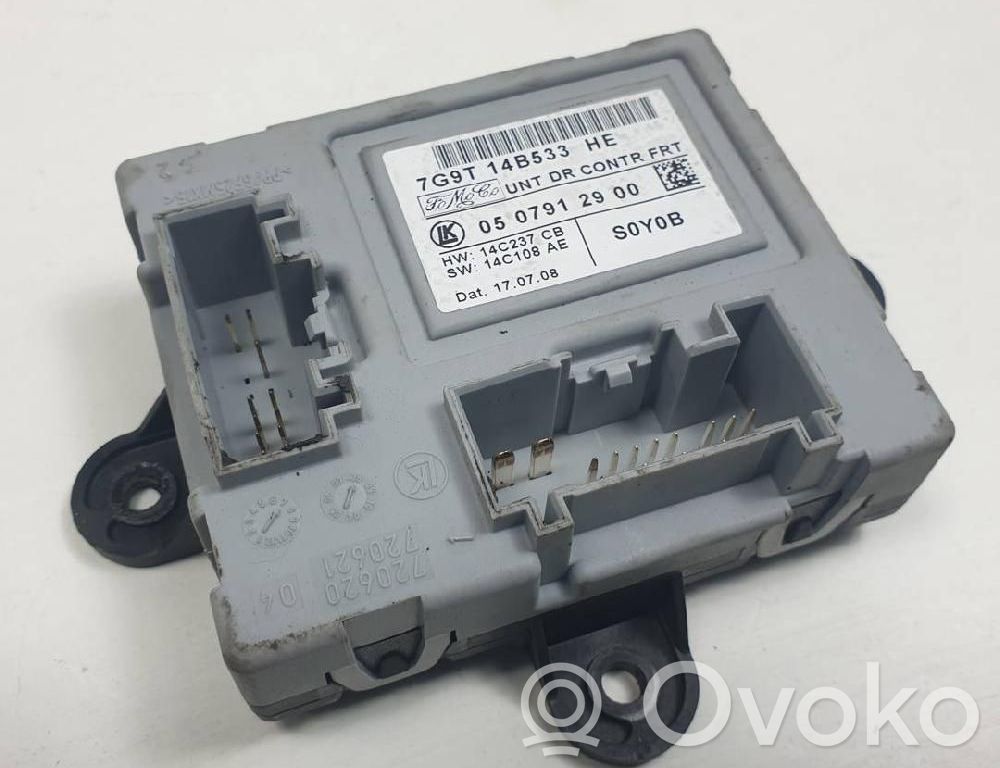 Unidad de control/módulo del bloqueo de puertas   7G9T14B533HE