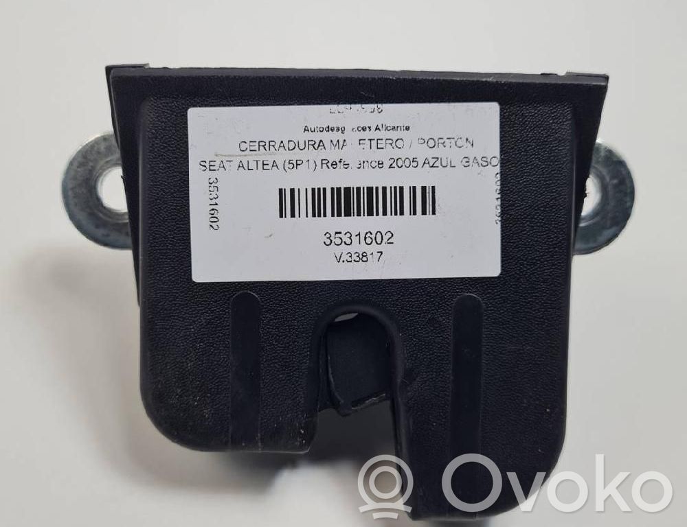 Seat Altea Tailgate/trunk/boot lock/catch/latch 