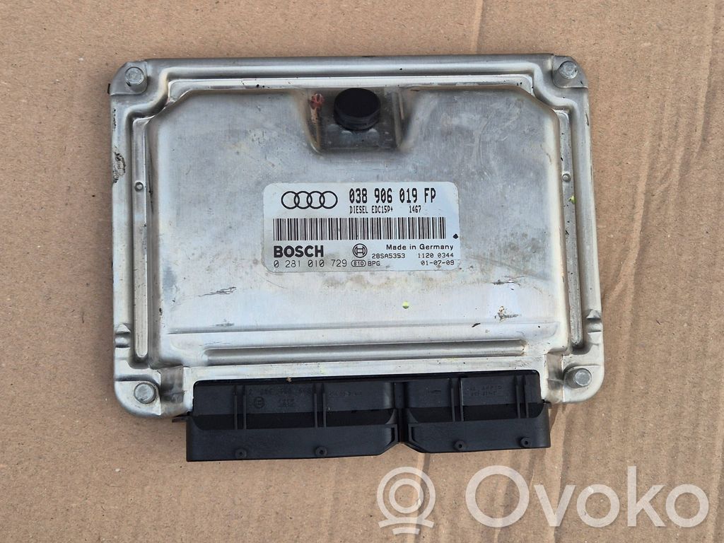 Engine control unit/module   038906019FP,28SA5353,0281010729