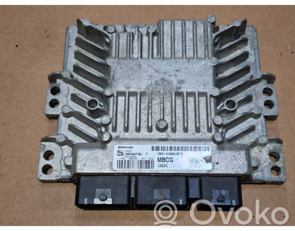 Engine control unit/module   7M5112A650BCG,5WS40778IT,J38AC