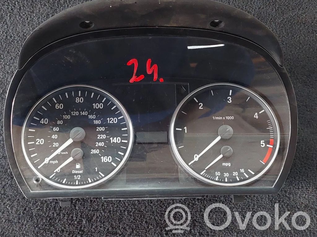 BMW 3 E90 E91 Speedometer (instrument cluster) 