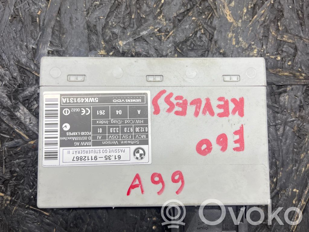 Keyless (KESSY) go control unit/module   9112867,5WK49131A