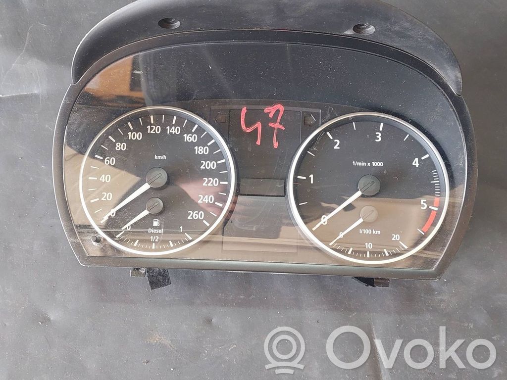 BMW 3 E90 E91 Speedometer (instrument cluster) 