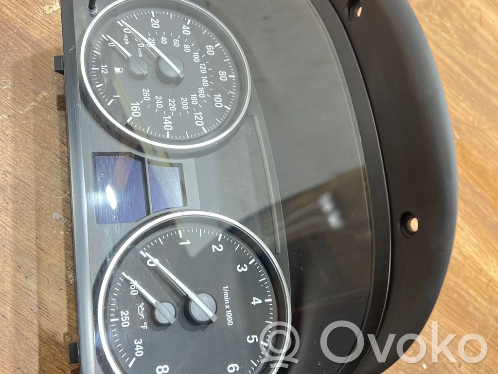 BMW 3 E90 E91 Spidometrs (instrumentu panelī) 