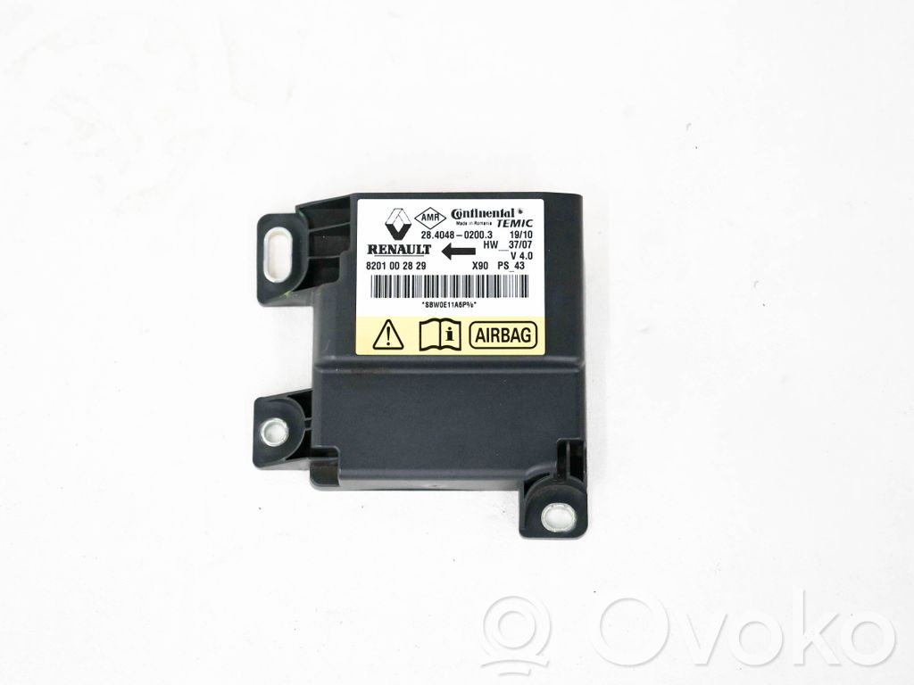 Dacia Sandero Airbag control unit/module 