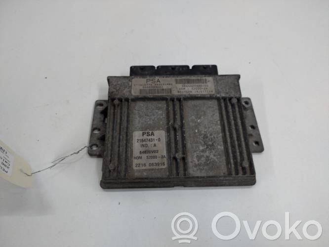 Peugeot 206 Engine control unit/module 