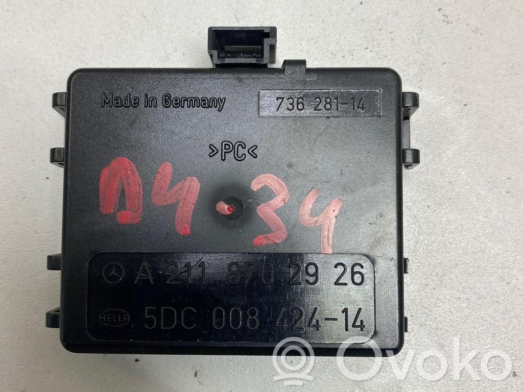 Mercedes-Benz E W211 Sensor de lluvia 