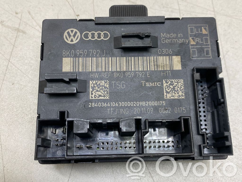 Audi A4 S4 B8 8K Door control unit/module 