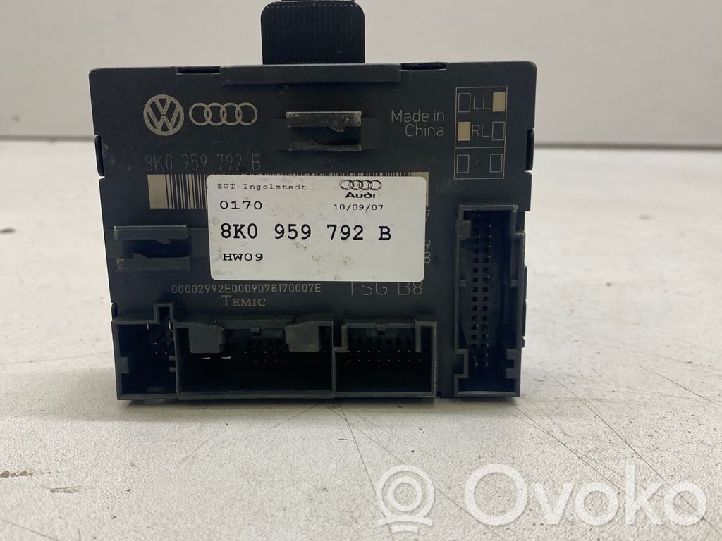Audi A4 S4 B8 8K Door control unit/module 