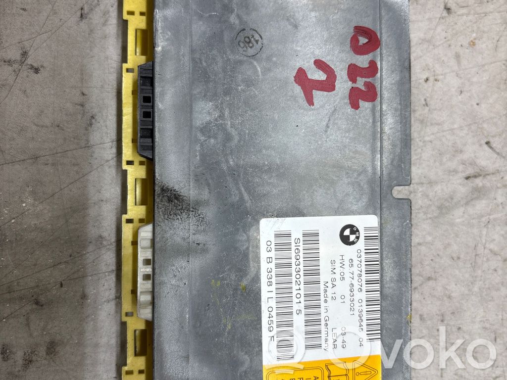BMW 7 E65 E66 Airbag control unit/module 