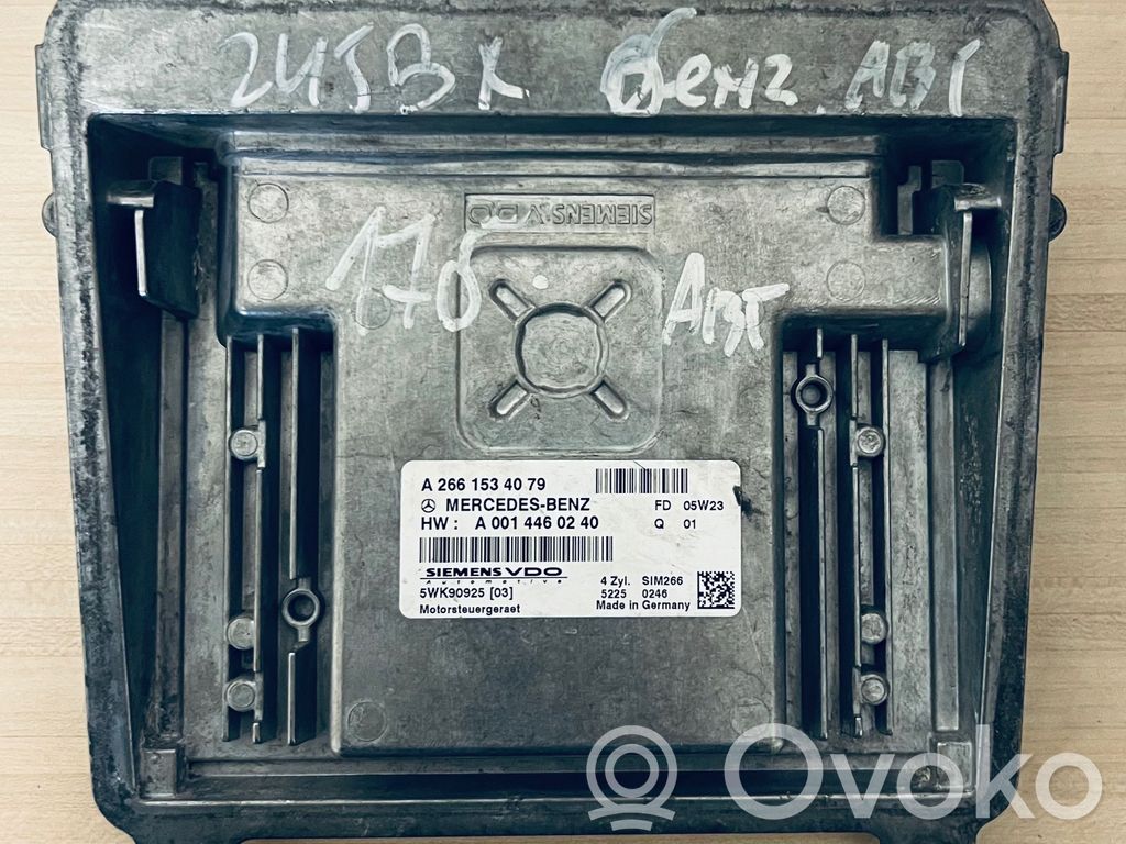 Mercedes-Benz A W169 Engine control unit/module 
