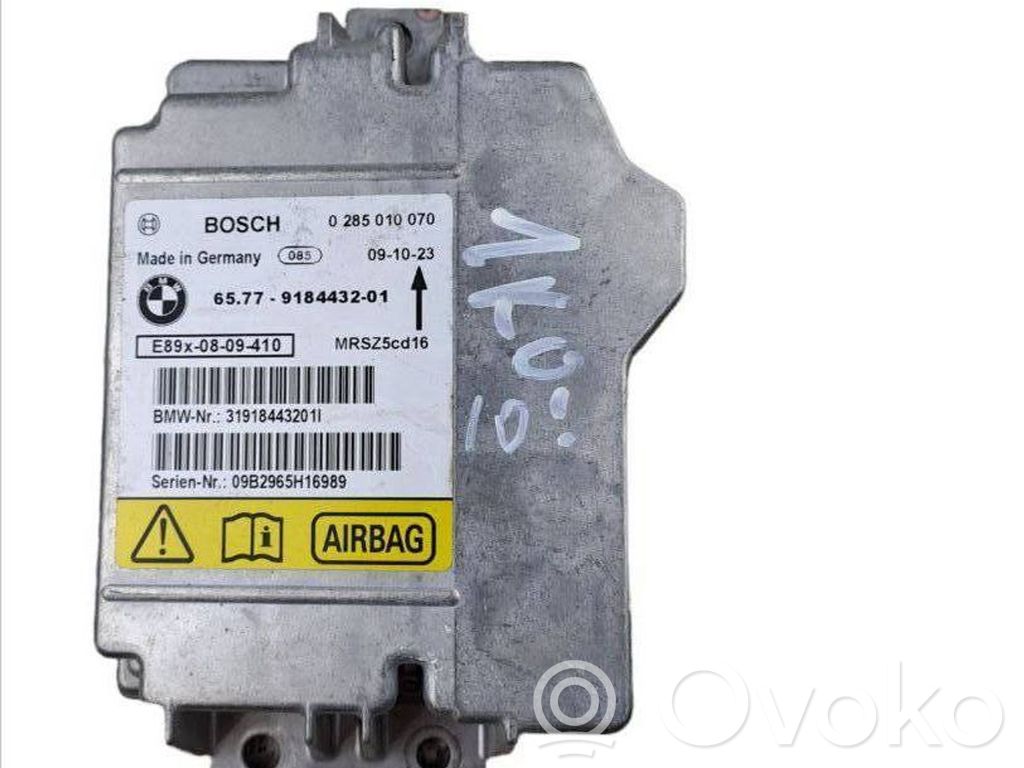 Module de contrôle airbag   0285010070,9184432,MRSZ5C016,31918443201,6577918443201
