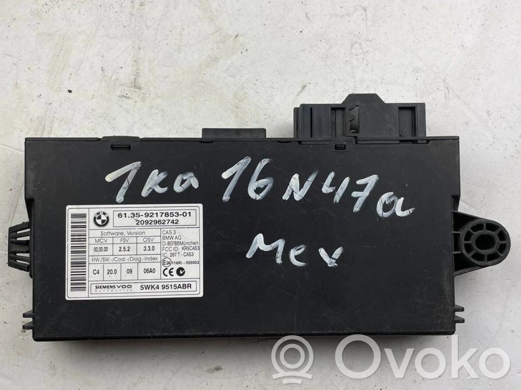 BMW 3 E90 E91 CAS control unit/module 