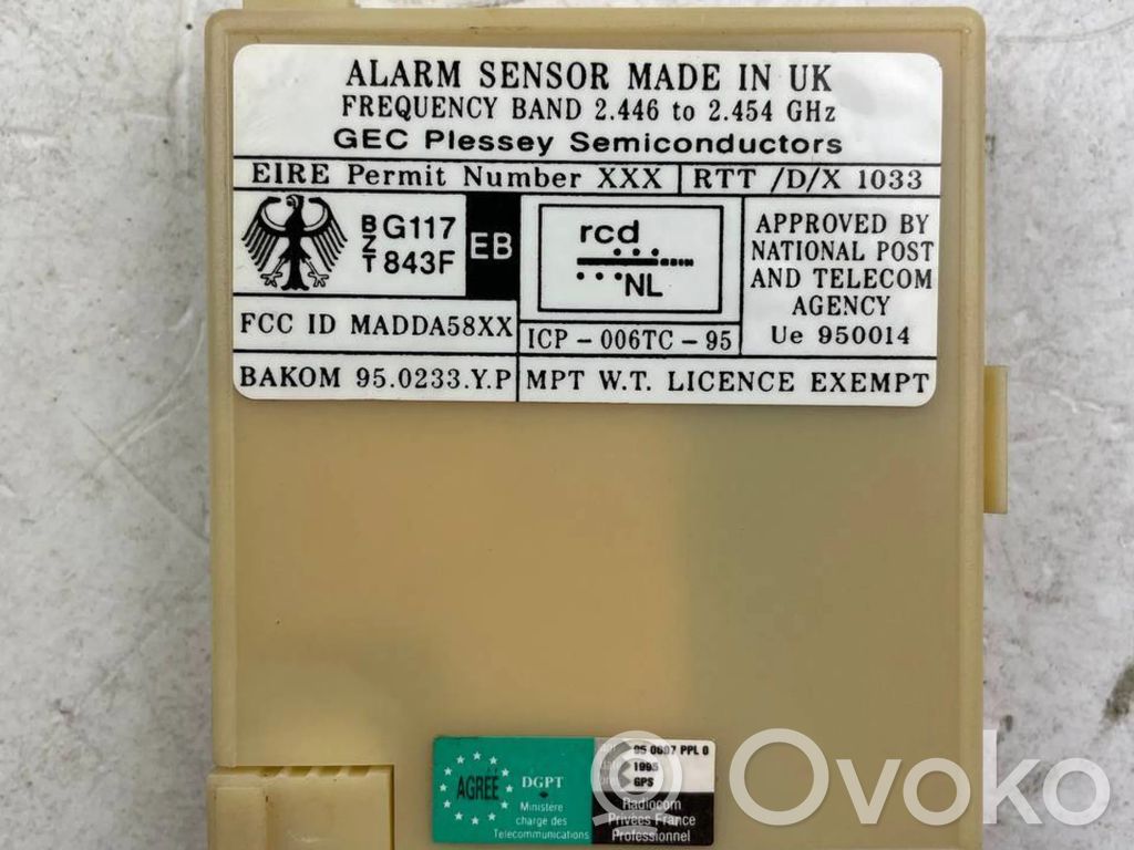 BMW 5 E39 Alarm control unit/module 