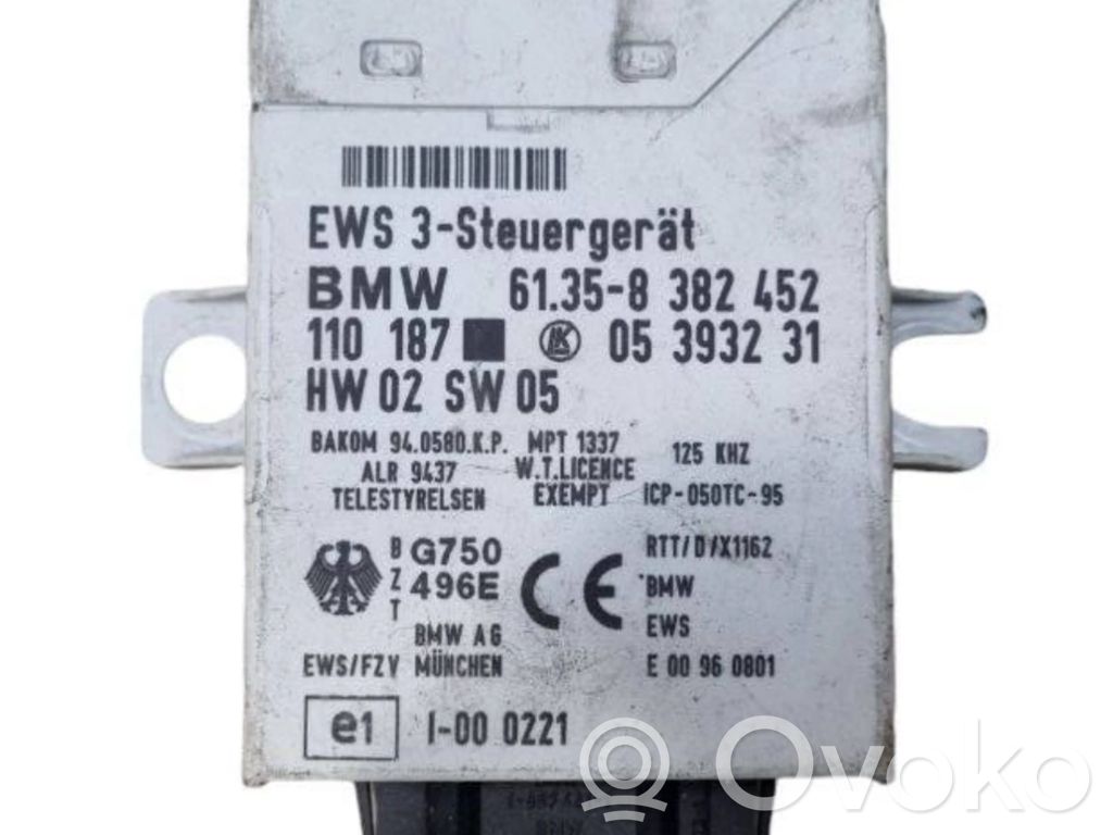 Immobilizer control unit/module   61358382452,8382452