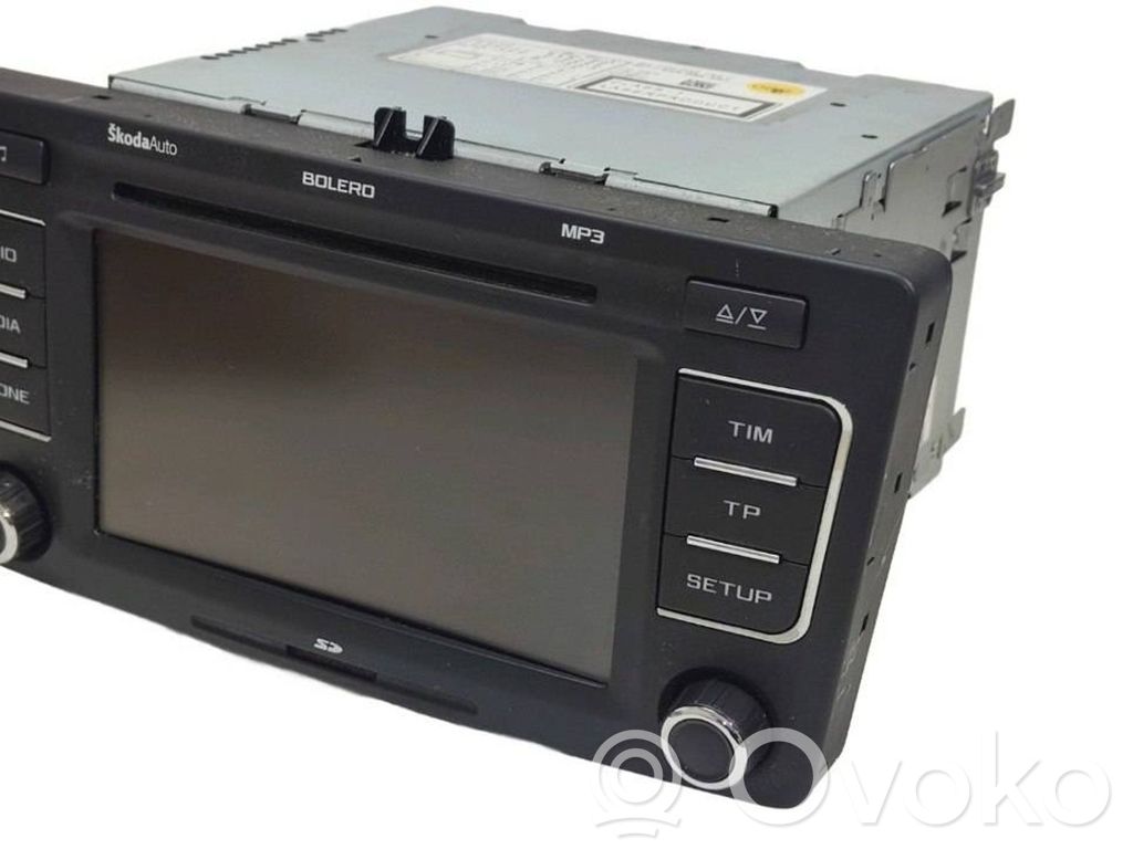 Skoda Octavia Mk2 (1Z) Unità principale autoradio/CD/DVD/GPS 