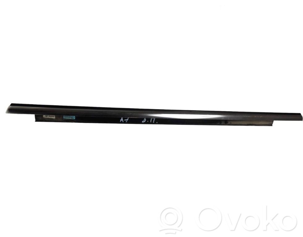 Audi A7 S7 4G Rear door glass trim molding 