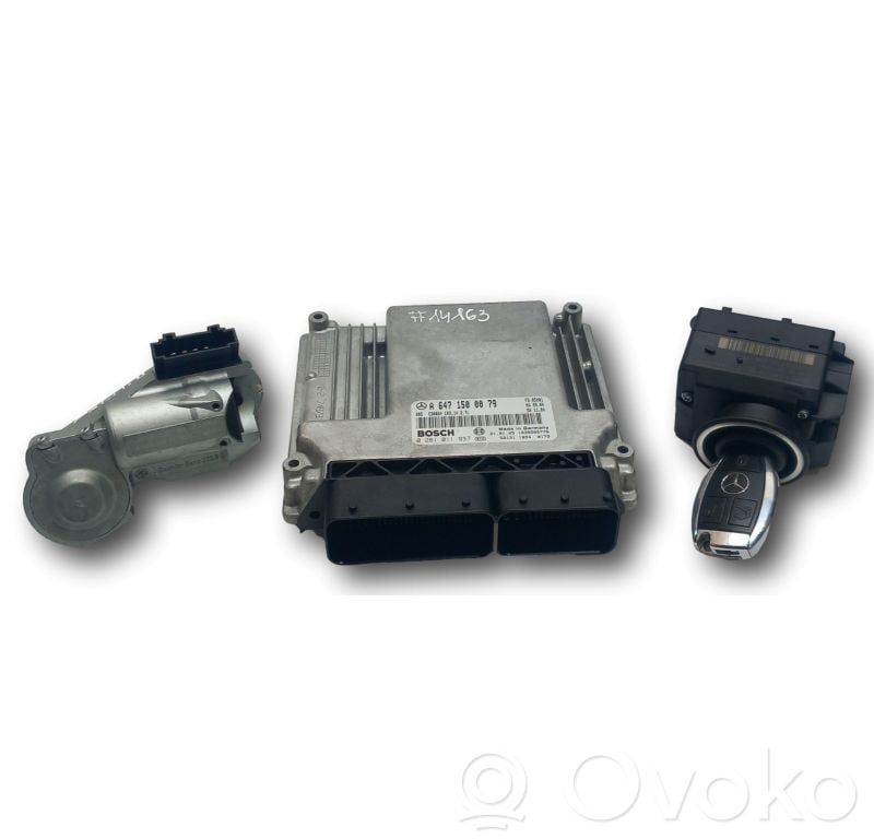 Mercedes-Benz E W211 Engine ECU kit and lock set 