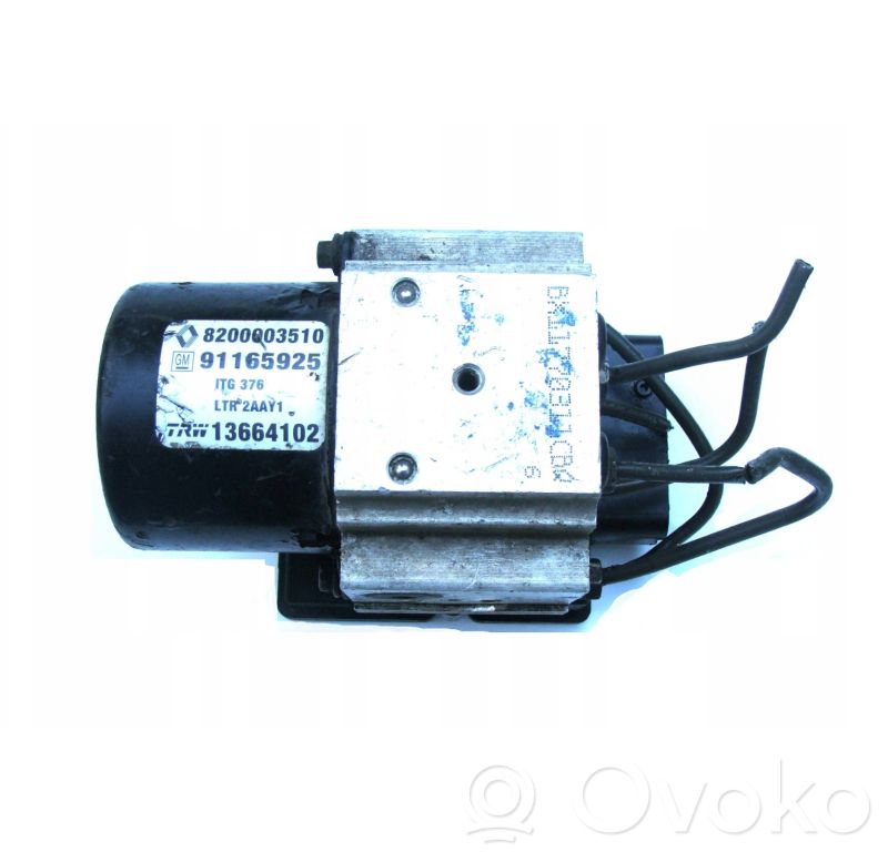 Unidad de control/módulo del ABS   8200003510,91165925,54084632B,13509002,13664102