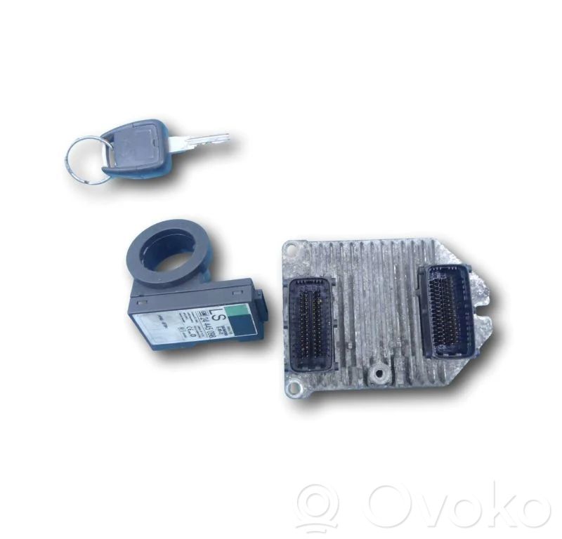 Opel Zafira A Engine ECU kit and lock set 