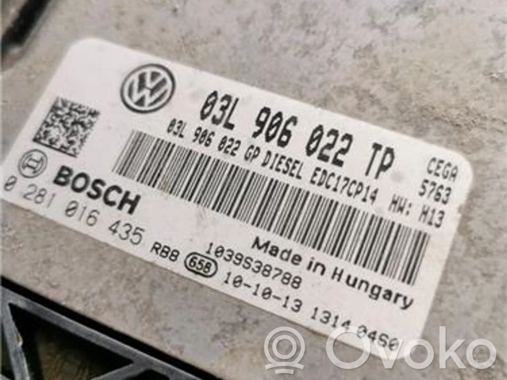 Engine control unit/module ECU   3L906022TP,281016435