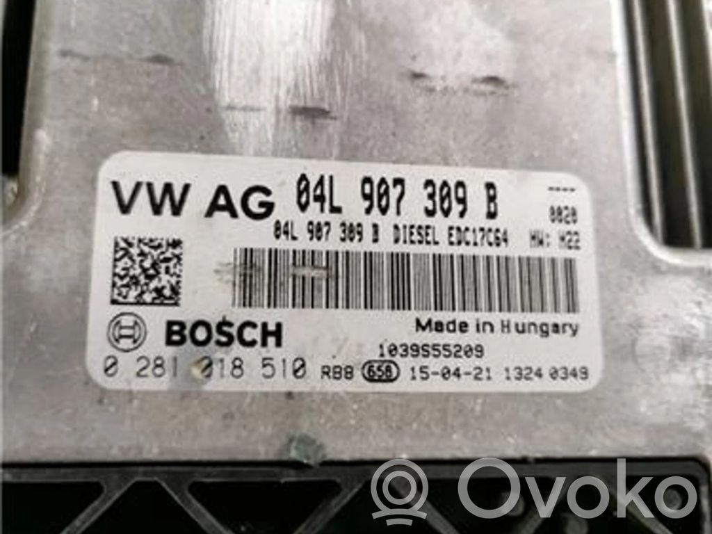 Engine control unit/module ECU   4L907309B,281018510