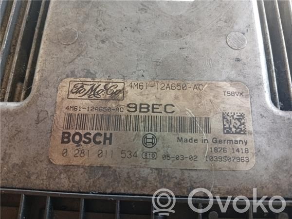 Engine control unit/module ECU   4M6112A650AC,281011534